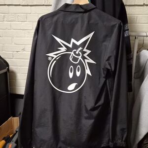 The Hundreds Black Jacket with Iconic Graphic